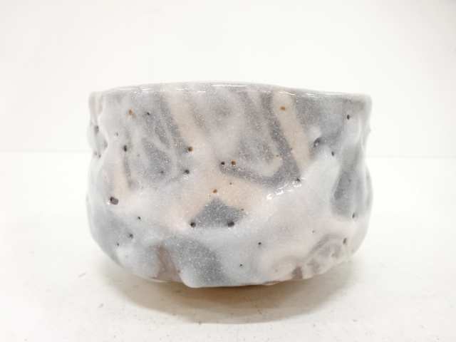  小林武春造　志野　茶碗